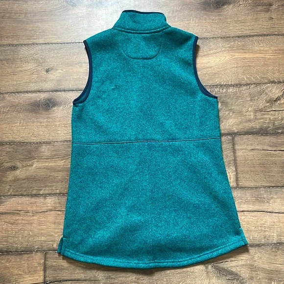 NWOT Women's L.L.Bean Sweater Fleece Long Vest - Picture 5 of 9